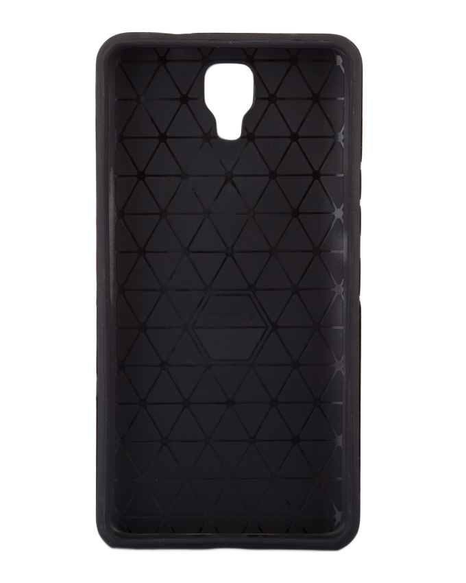 INFINIX Note 4 (X572) Back Cover - Black With Metal Finish