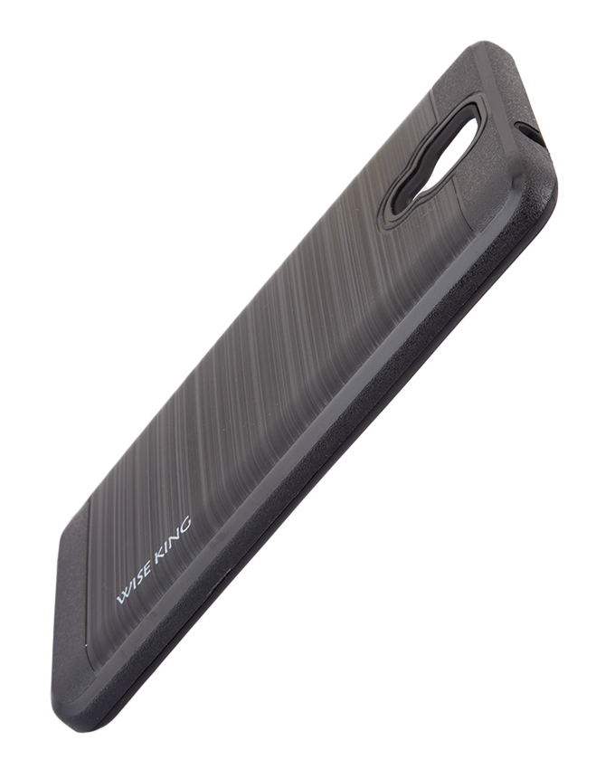 INFINIX Note 4 (X572) Back Cover - Black With Metal Finish