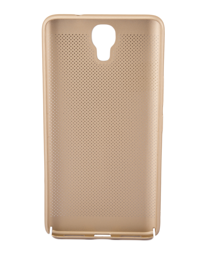 INFINIX Note 4 (X572) Back Cover - Gold With Permeate Finish
