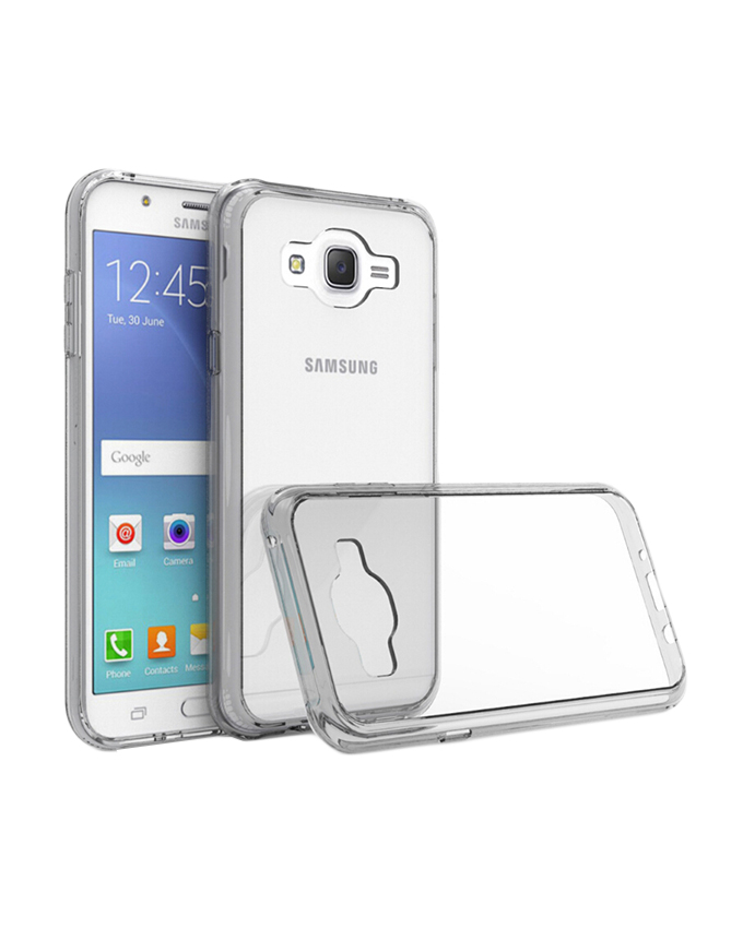 Samsung Galaxy J7 Back Cover - Clear With Clear Edges
