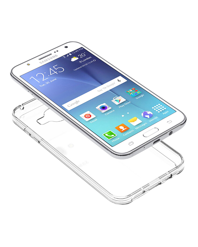 Samsung Galaxy J7 Back Cover - Clear With Clear Edges