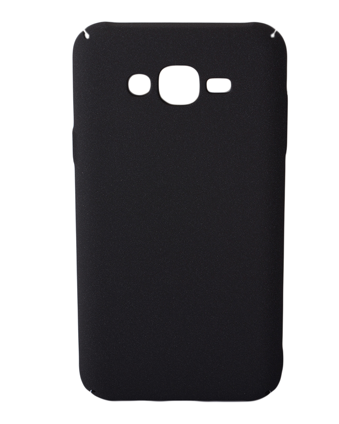 Samsung Galaxy J7 Back Cover - Black With Matt Finish