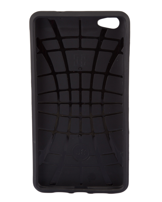 Tecno Boom J8 Back Cover- Armor case Silver