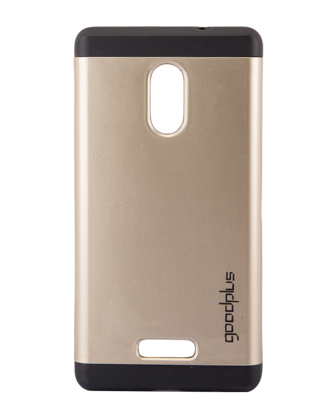 Tecno C7 Back Cover - Armor case Gold