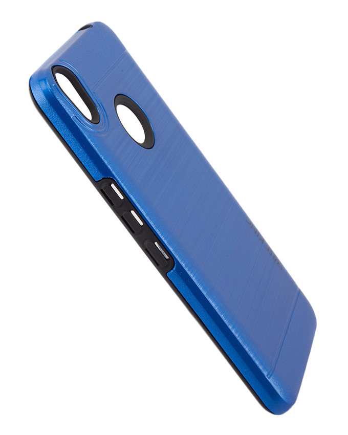 Tecno CX Back Cover- Armor case Blue