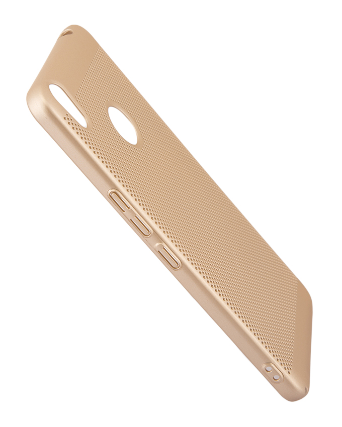Tecno CX Back Cover - Gold With Permeate Finish