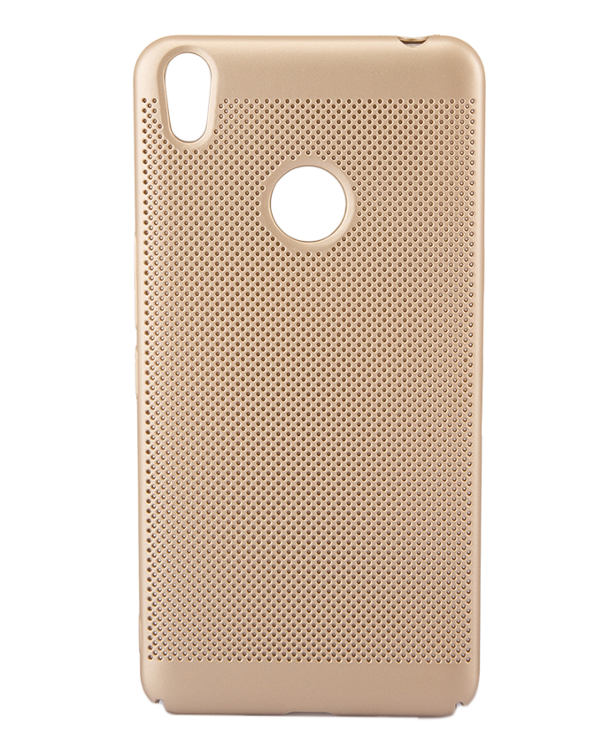 Tecno CX Back Cover - Gold With Permeate Finish