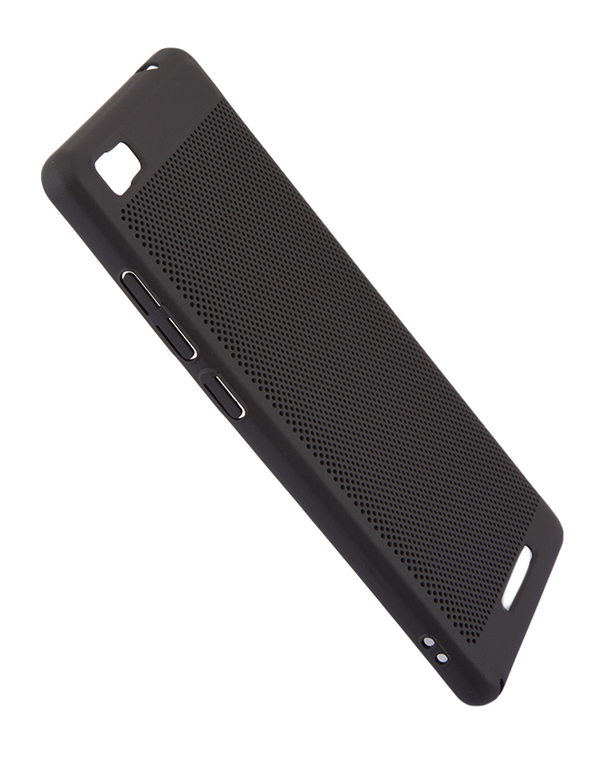 Tecno L8 Lite Back Cover - Black With Permeate Finish