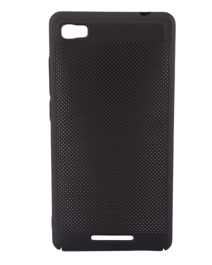 Tecno L8 Lite Back Cover - Black With Permeate Finish