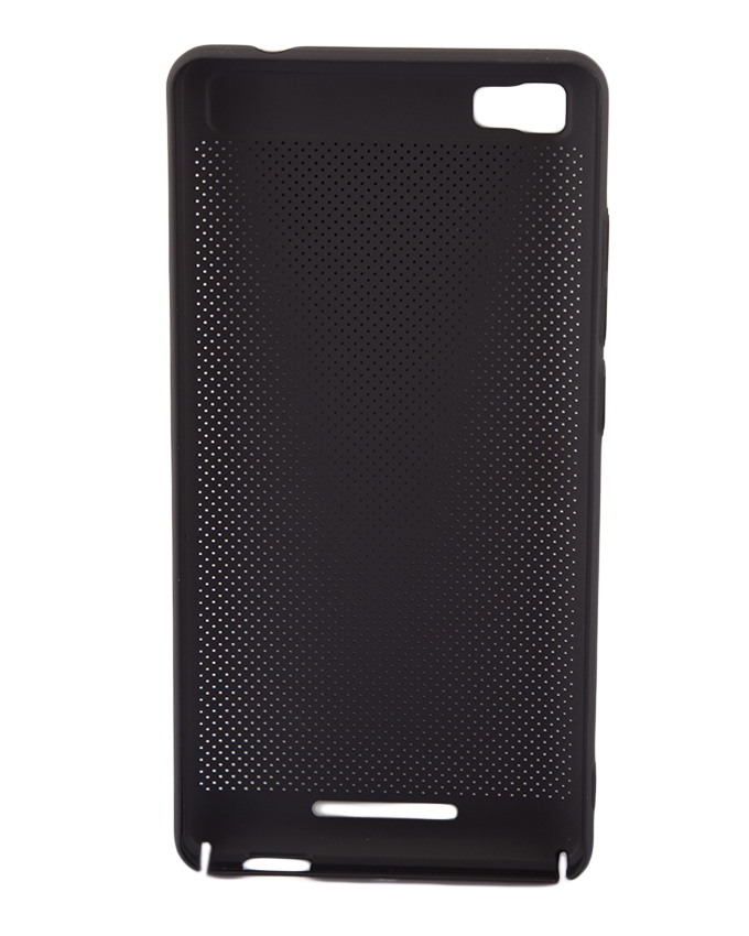 Tecno L8 Lite Back Cover - Black With Permeate Finish
