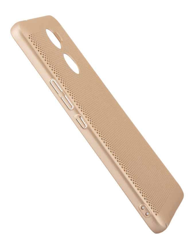 Tecno L9 Back Cover - Gold With Permeate Finish