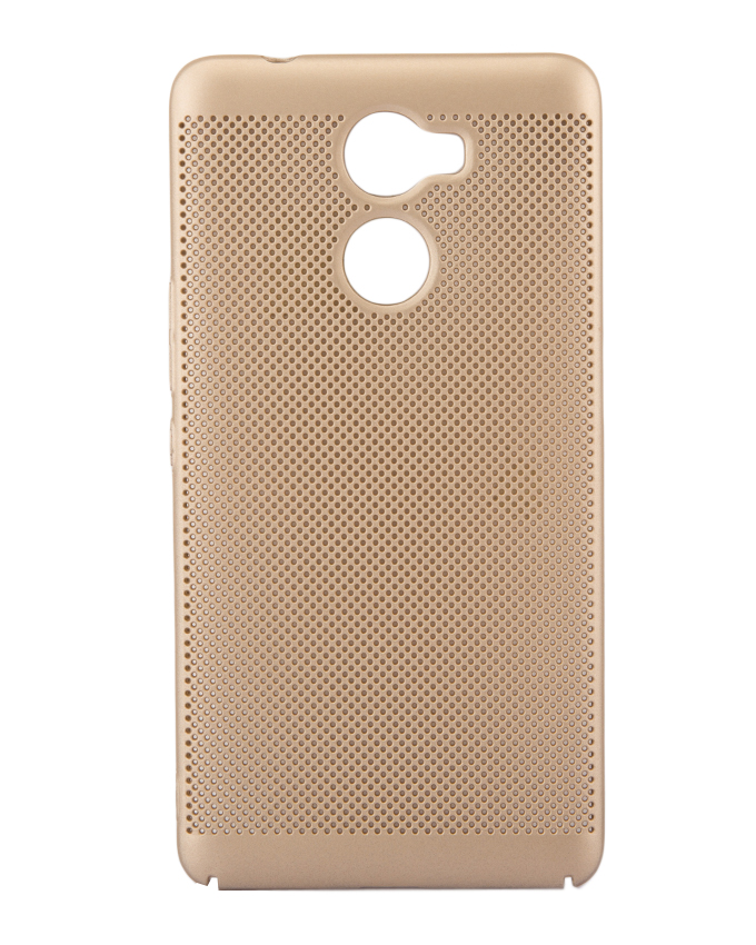 Tecno L9 Back Cover - Gold With Permeate Finish
