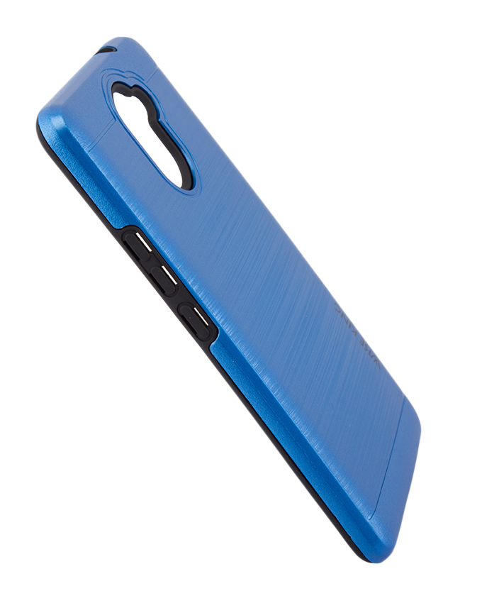 Techno L9 PLUS Back Cover- Armor case Blue