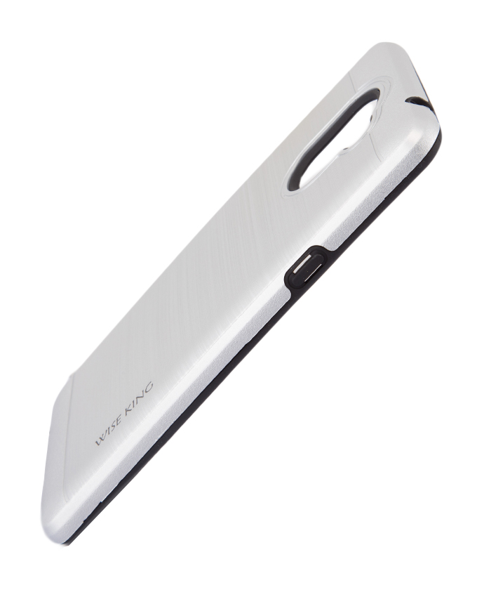 Techno L9 PLUS Back Cover- Armor case Silver