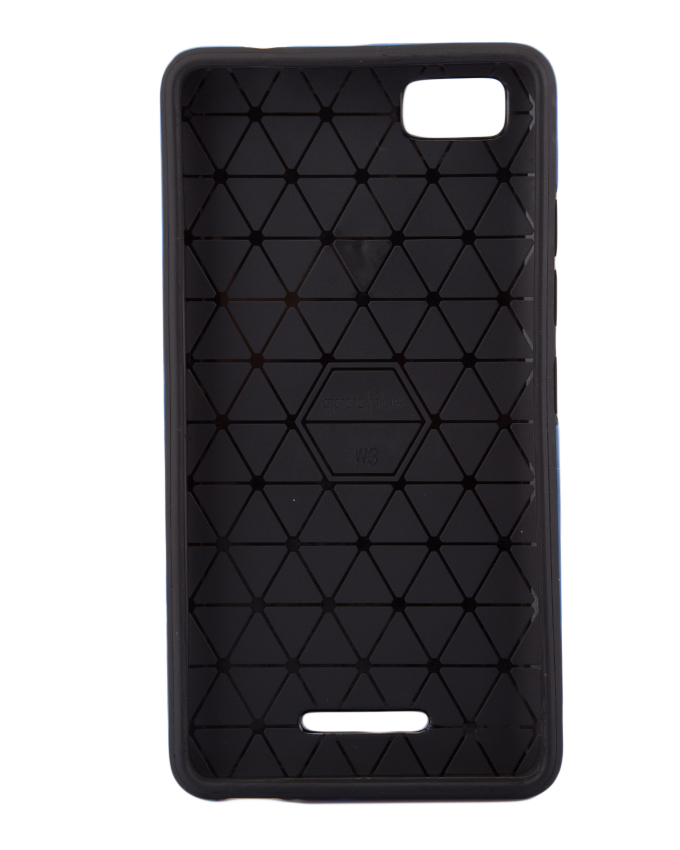 Techno W3 Back Cover- Armor case Blue