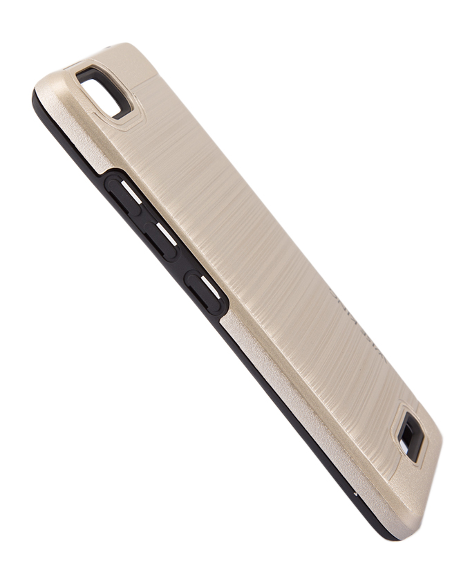 Techno W3 Back Cover- Armor case Gold