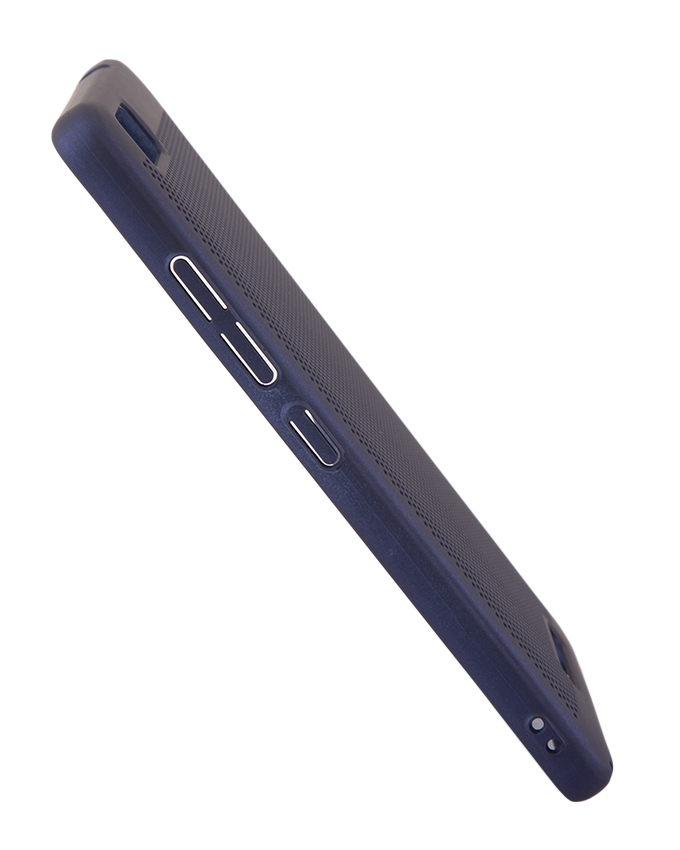 Techno W3 Back Cover - Navy Blue With Permeate Finish