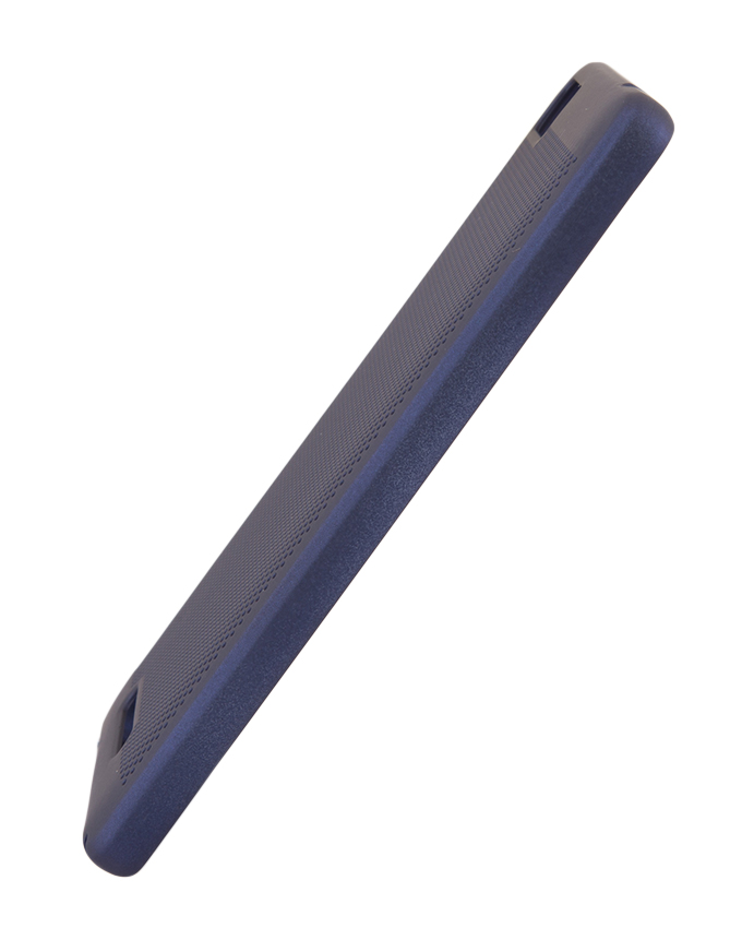 Techno W3 Back Cover - Navy Blue With Permeate Finish