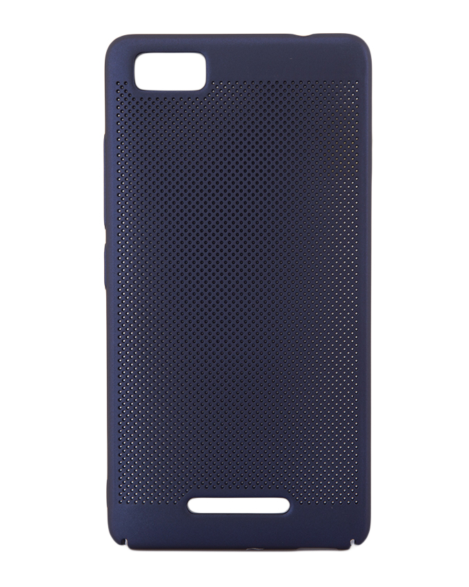 Techno W3 Back Cover - Navy Blue With Permeate Finish