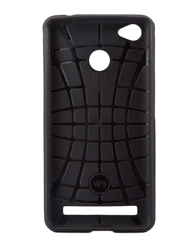 Techno W5 Back Cover- Armor case Black