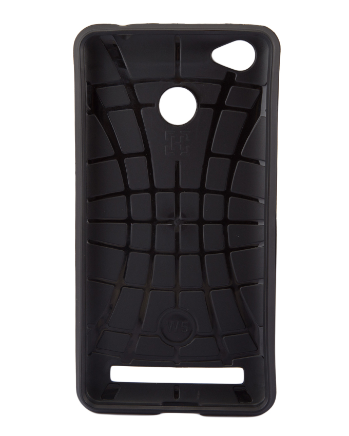 Techno W5 Back Cover- Armor case Silver