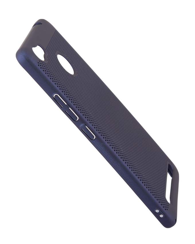Techno W5 Back Cover - Navy Blue With Permeate Finish