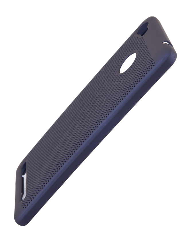 Techno W5 Back Cover - Navy Blue With Permeate Finish