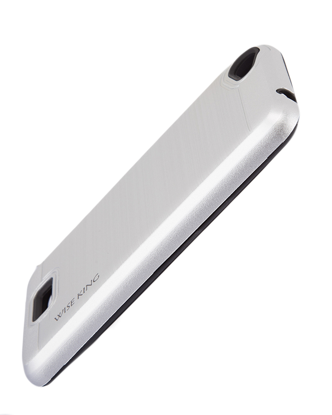 Tecno WX3 Back Cover- Armor case Silver