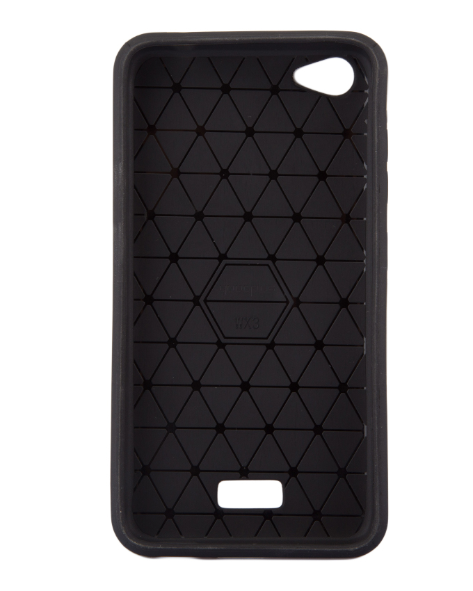 Tecno WX3 Back Cover- Armor case Silver