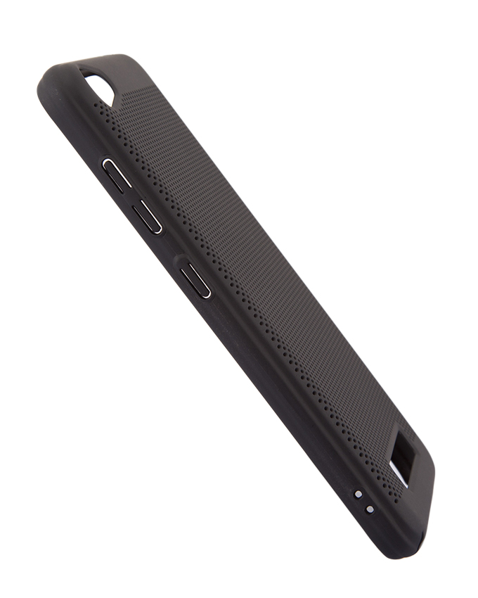Tecno WX3 Back Cover - Black With Permeate Finish