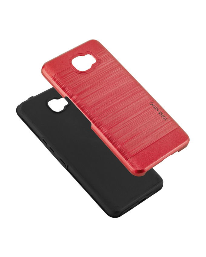 INFINIX Note 4 Pro (X571) Back Cover - Red With Metal Finish