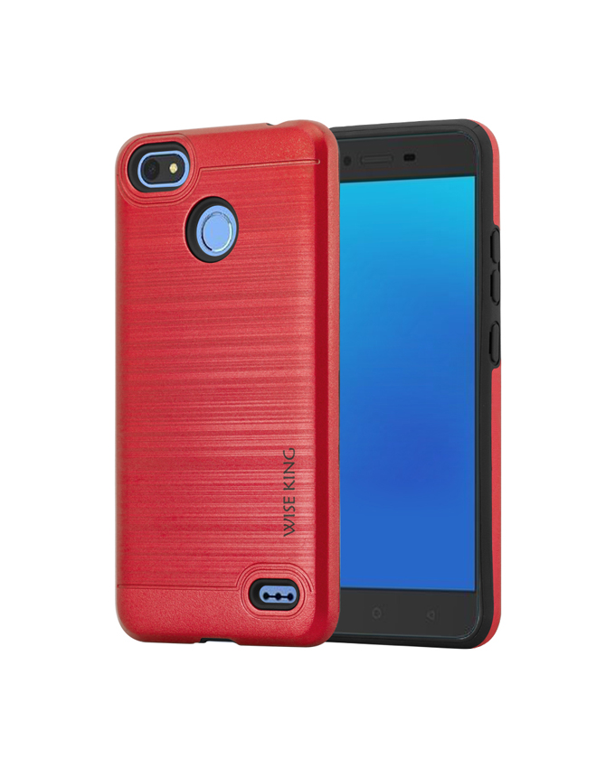 Tecno Spark K7 Back Cover- Armor case Red
