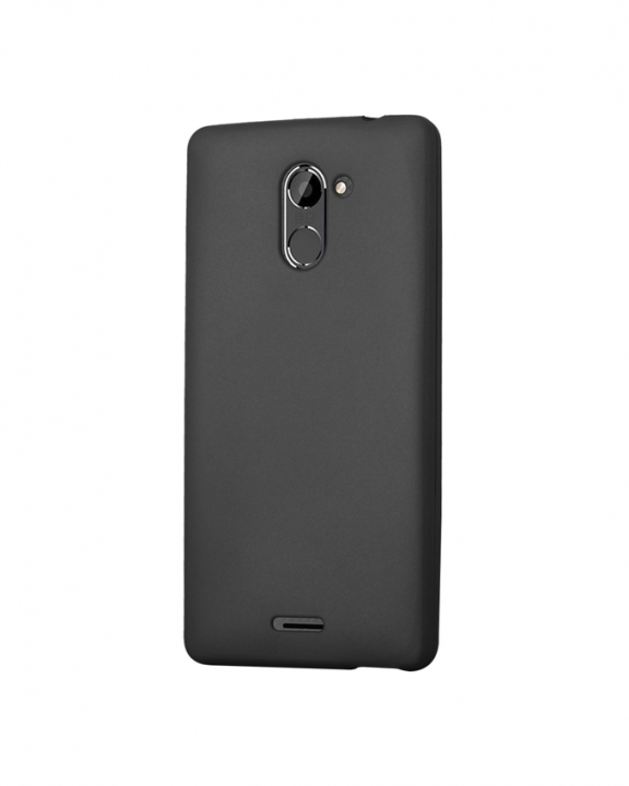INFINIX Hot 4 PRO (X556) Back Cover - Silicone Rubber Finish Black