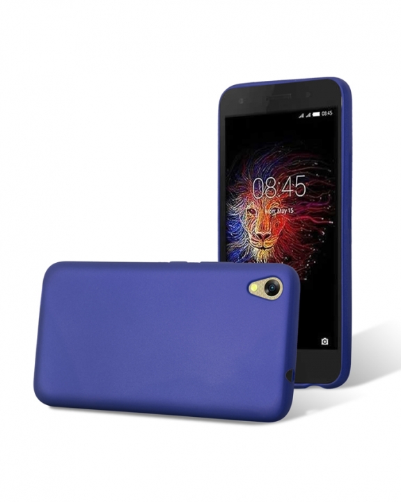 INFINIX HOT 5 Lite (X559) Back Cover - Silicone Rubber Finish Blue
