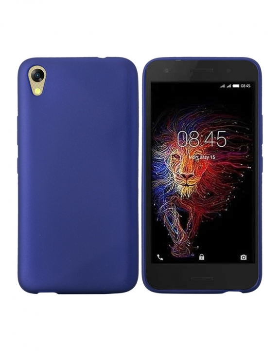 INFINIX HOT 5 Lite (X559) Back Cover - Silicone Rubber Finish Blue