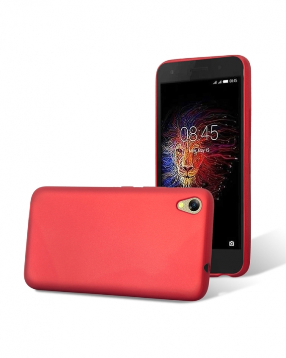 INFINIX HOT 5 Lite (X559) Back Cover - Silicone Rubber Finish Red