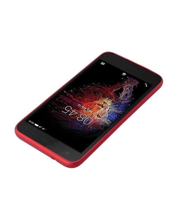 INFINIX HOT 5 Lite (X559) Back Cover - Silicone Rubber Finish Red