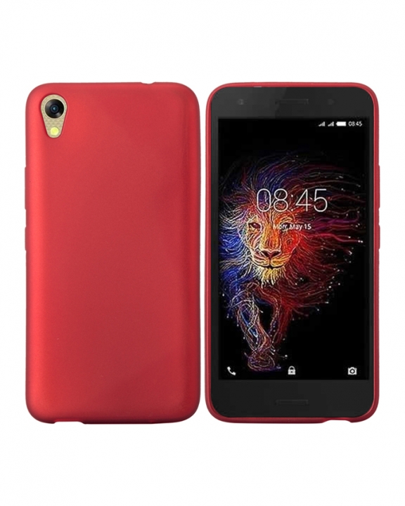 INFINIX HOT 5 Lite (X559) Back Cover - Silicone Rubber Finish Red