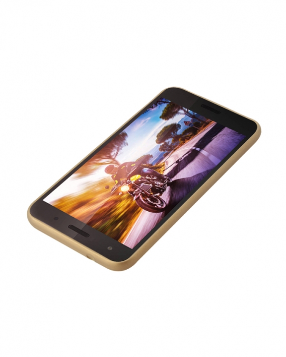 INFINIX HOT 5 (X559C) Back Cover - Silicone Rubber Finish Gold