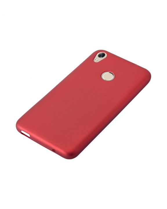 INFINIX HOT 5 (X559C) Back Cover - Silicone Rubber Finish Red
