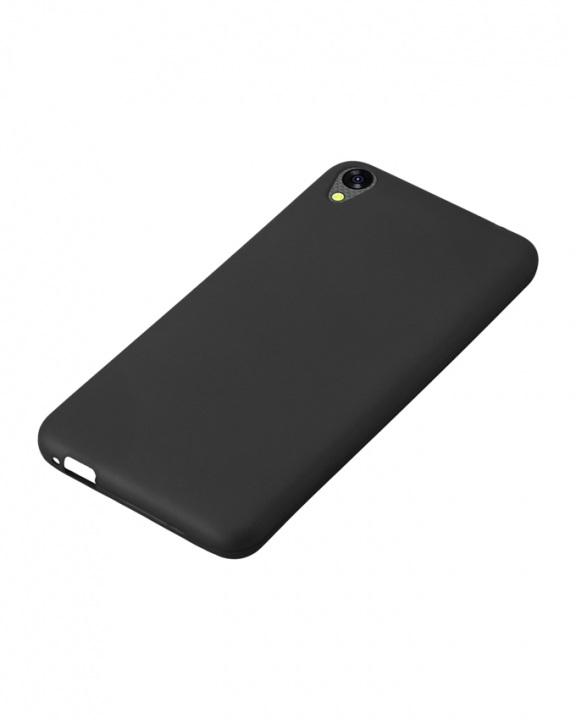 INFINIX Smart (X5010) Back Cover - Silicone Rubber Finish Black