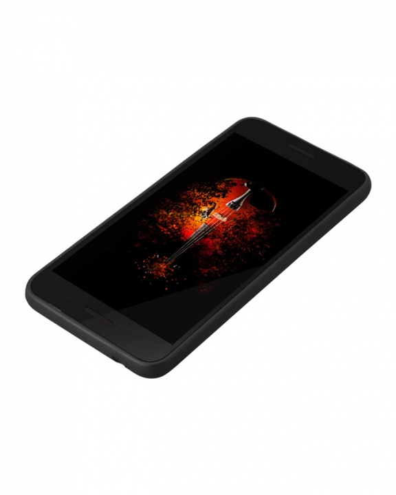 INFINIX Smart (X5010) Back Cover - Silicone Rubber Finish Black