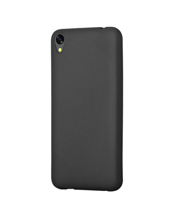 INFINIX Smart (X5010) Back Cover - Silicone Rubber Finish Black