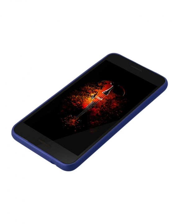 INFINIX Smart (X5010) Back Cover - Silicone Rubber Finish Blue