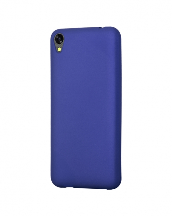 INFINIX Smart (X5010) Back Cover - Silicone Rubber Finish Blue