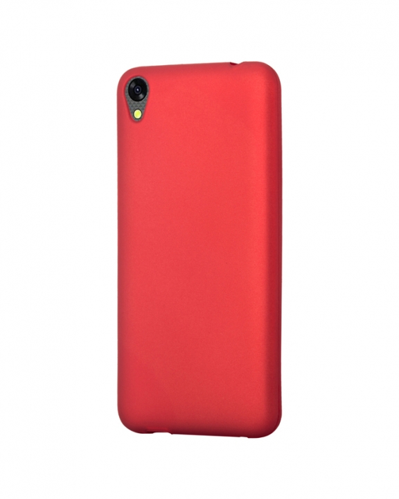 INFINIX Smart (X5010) Back Cover - Silicone Rubber Finish Red