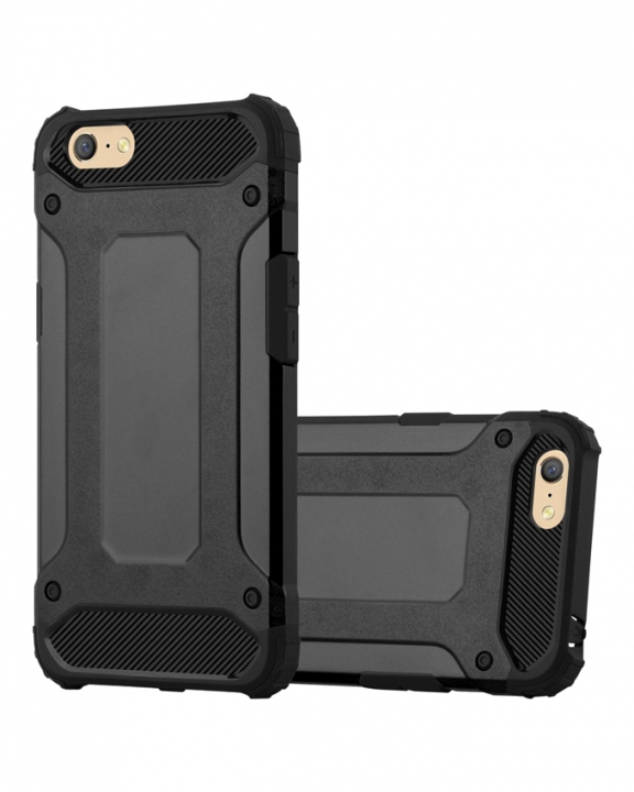 Oppo A71 Armor Back Cover - Black