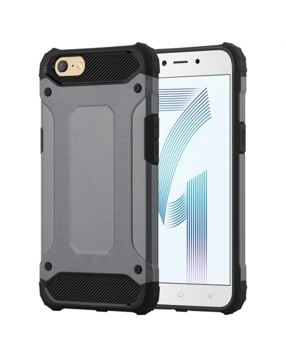 Oppo A71 Armor back Cover - Grey