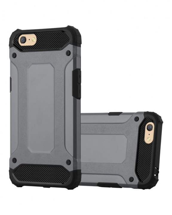 Oppo A71 Armor back Cover - Grey