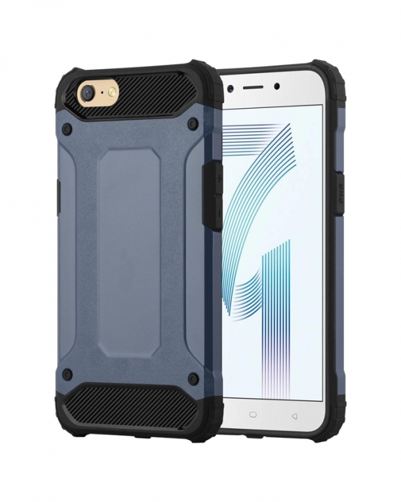 Oppo A71 Armor Back Cover - Light Blue